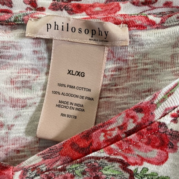 Women's Bundle Tops in Silver Shimmer Floral Pink and Gray - 4 items - Picture 8 of 9